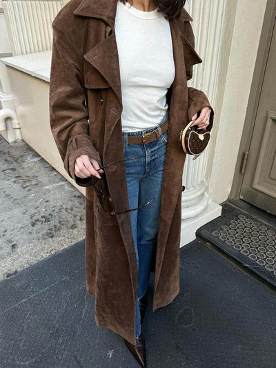 Musa™ | Abrigo Trench de Ante