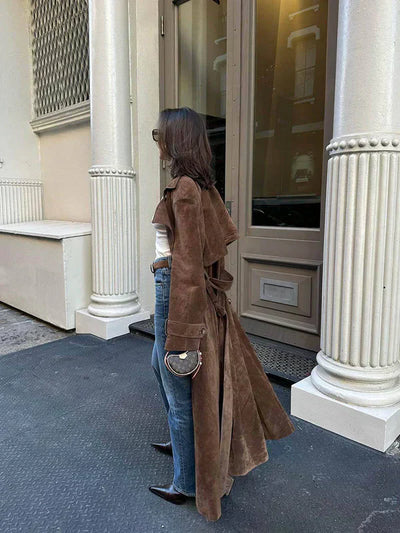 Musa™ | Abrigo Trench de Ante