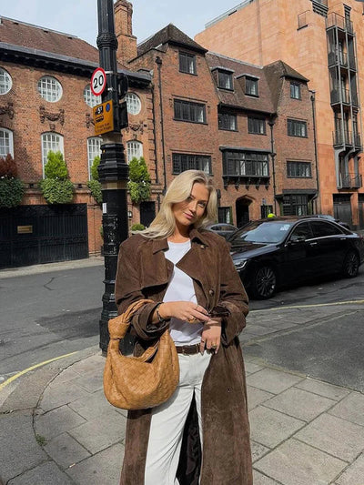 Musa™ | Abrigo Trench de Ante