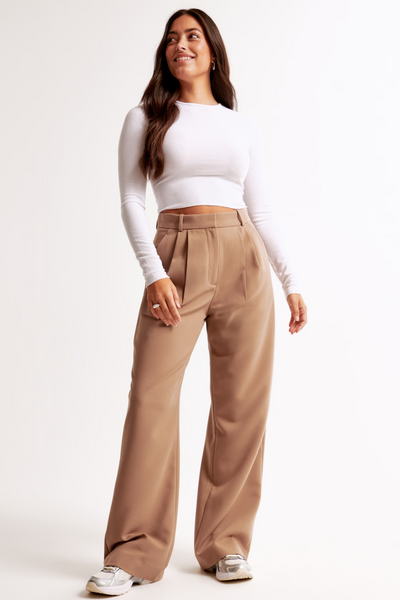 Tinashe Pantalones de Pierna Ancha a Medida