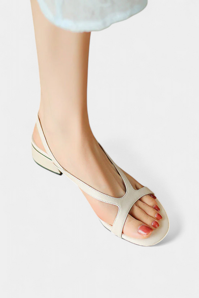 Sandalias Planas Elegantes Minna con Acabado Sofisticado