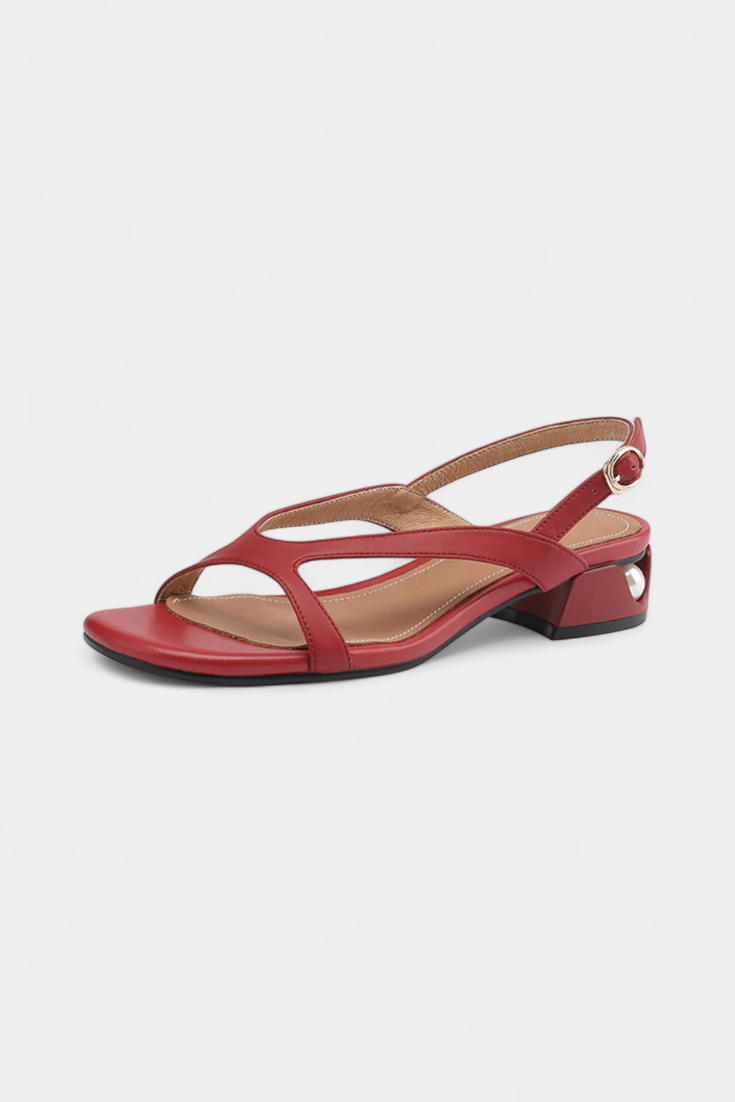 Sandalias Planas Elegantes Minna con Acabado Sofisticado