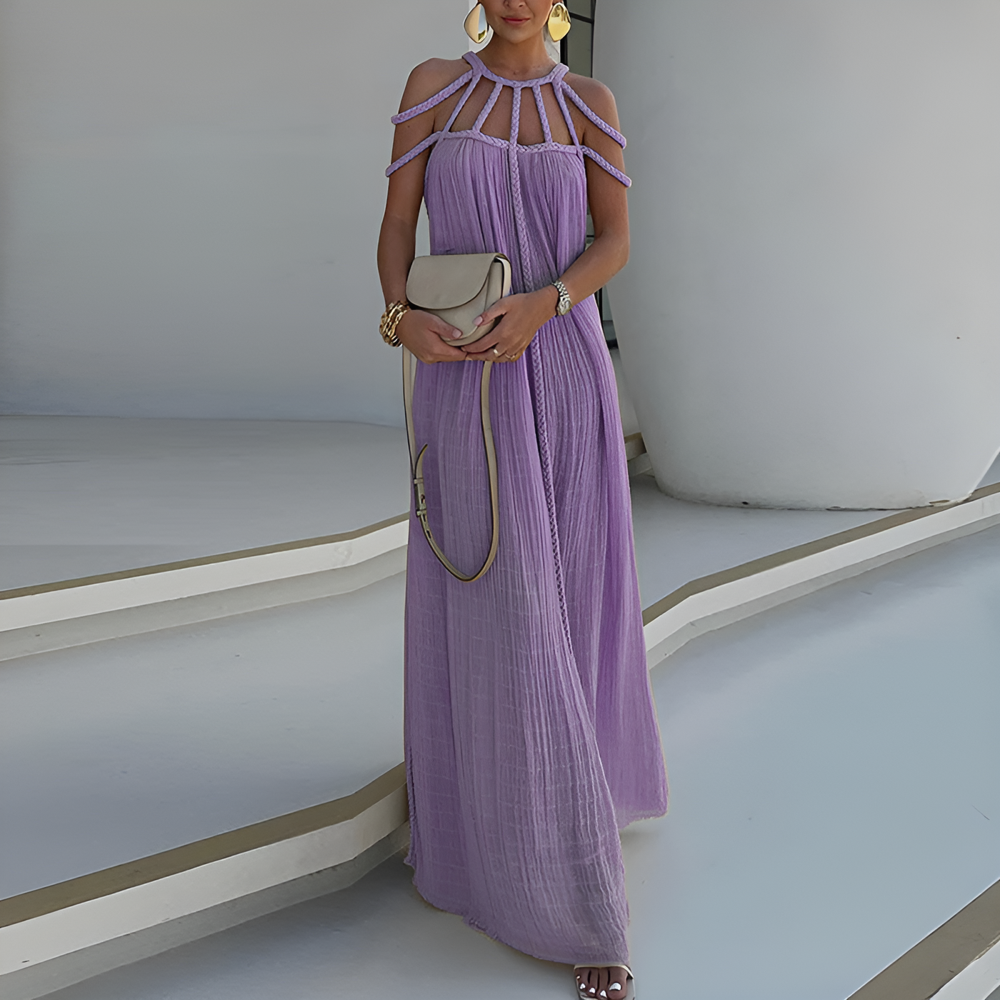 Nefira™ – Vestido con Tirantes Finos y Espalda Descubierta