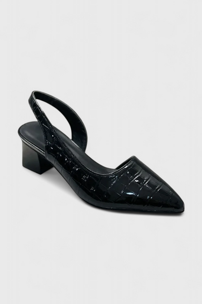 Elegantes Tacones Slingback Ava con Punta Fina