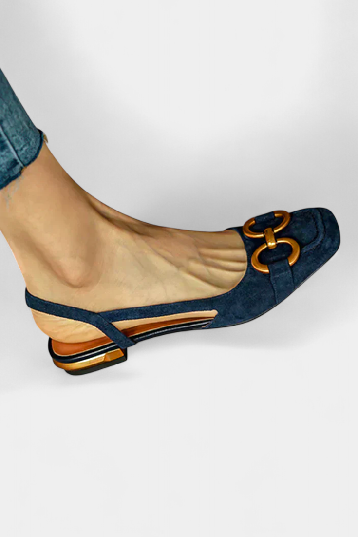 Alma Mocasines Slingback de Punta Cuadrada