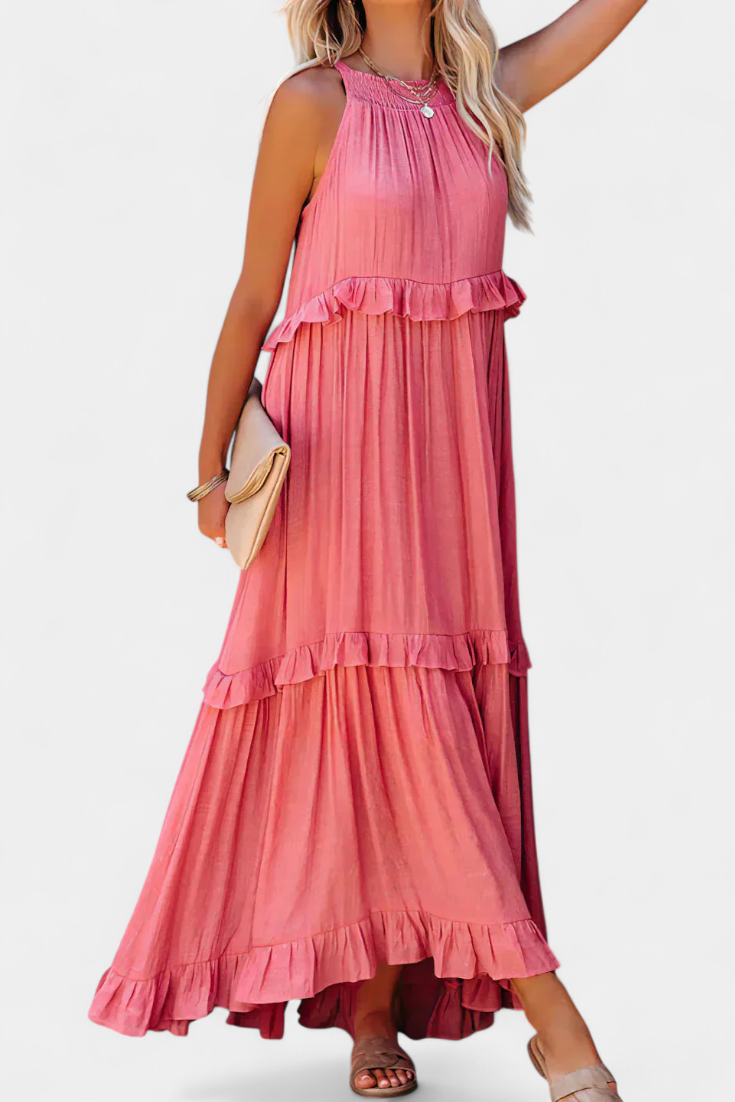 Vestido Monica: Comodidad Atemporal y Frescura Natural