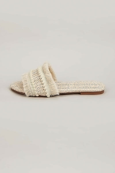 Zapatillas con Detalles de Flecos