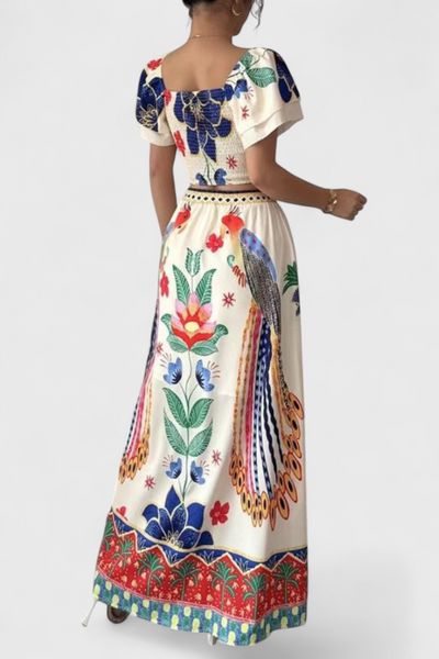 Itzel Conjunto Bohemio con Diseño Étnico