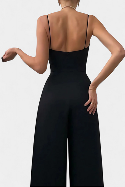 Romily Mono Elegante con Tirantes y Pierna Ancha