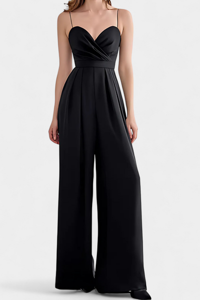 Romily Mono Elegante con Tirantes y Pierna Ancha