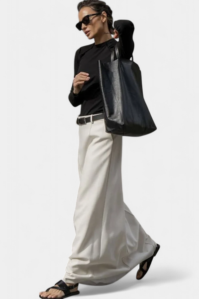 Ada Falda H-Line Sólida con Estilo Urbano Contemporáneo