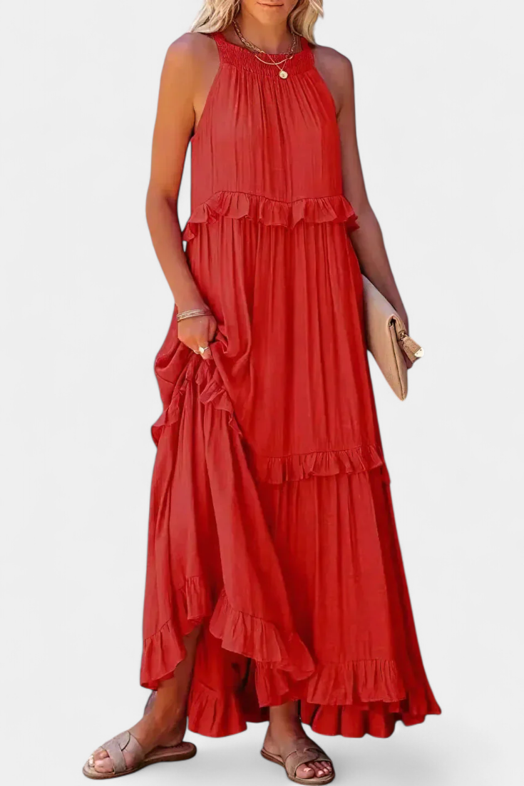 Vestido Monica: Comodidad Atemporal y Frescura Natural