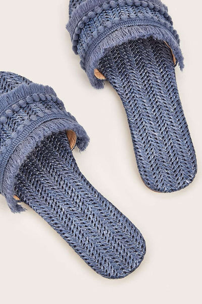 Zapatillas con Detalles de Flecos