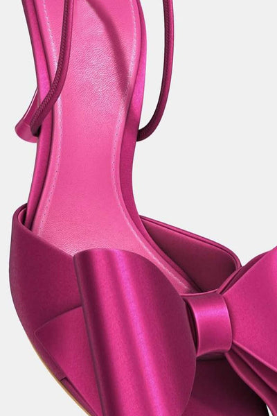 Zapatos de Tacón Puntiagudo en Cuero Sintético