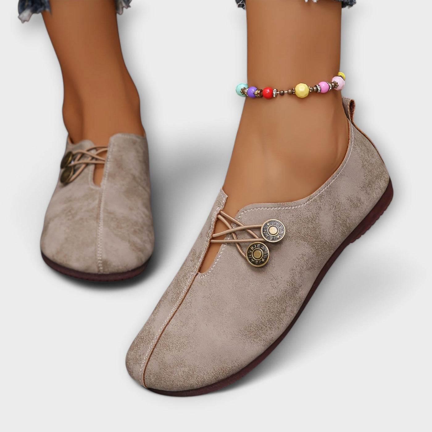 Taera Mocasines Ultraligeros de Ante