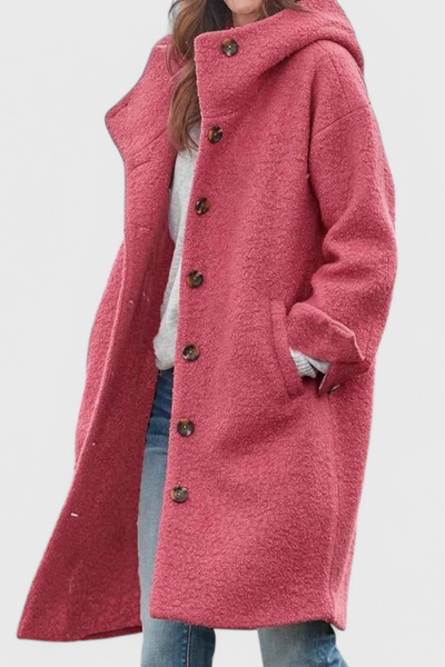 Elegante Abrigo de Invierno con Capucha Penélope