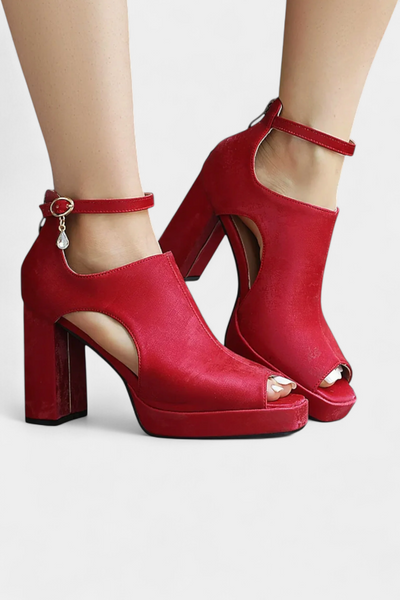 Lopez Multicolor Chunky Heels