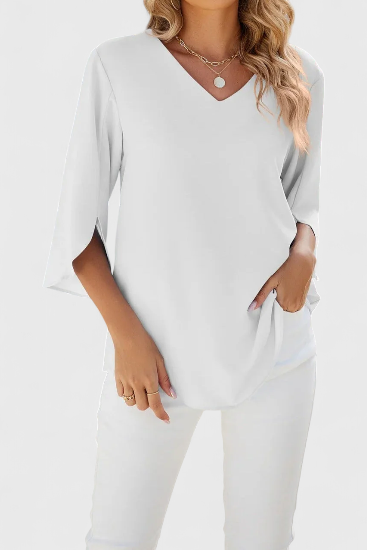 Blusa Casual Tabitha de Corte Suelto y Estilo Elegante