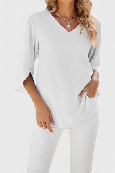 Blusa Casual Tabitha de Corte Suelto y Estilo Elegante