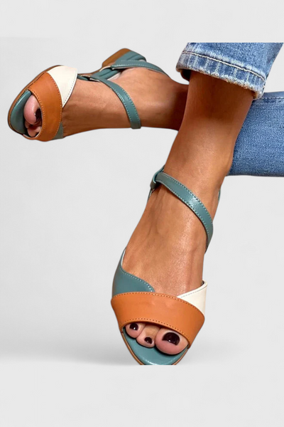 Sandalias Elegantes Juralina con Correa al Tobillo y Plantilla Confortable