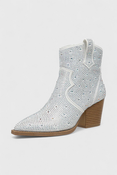 Berenice Botas Chic con Detalles en Patchwork y Cremallera Lateral