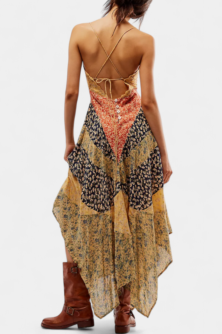 Vestido Maxi Francine con Estampado Floral
