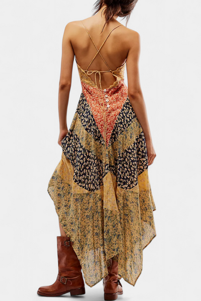 Vestido Maxi Francine con Estampado Floral