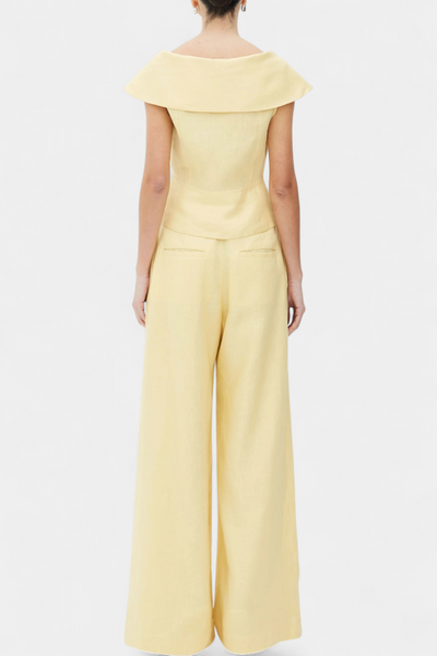 Conjunto Asimétrico Hayden: Top y Pantalón Palazzo