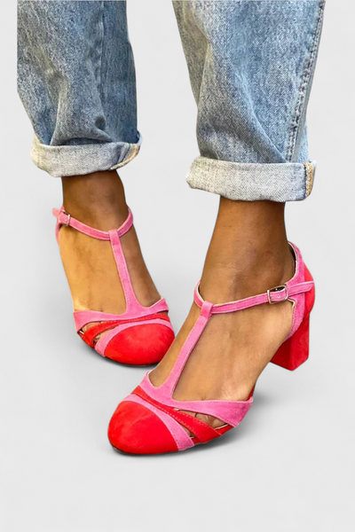 Sandalias Elegantes Noiré con Tacón Cómodo y Soporte para el Tobillo