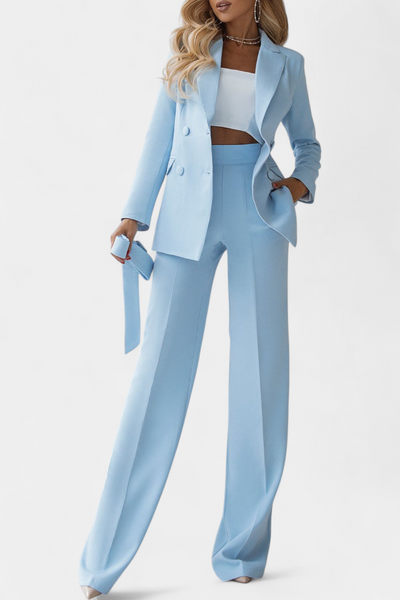 Conjunto Urbano Julia: Blazer y Pantalón de Corte Regular