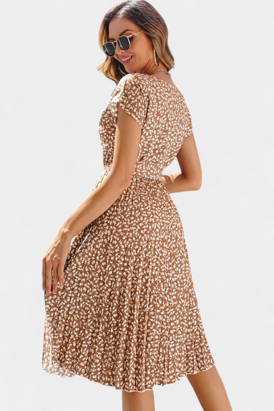 Vestido Midi Floral Galilea con Toque Campestre