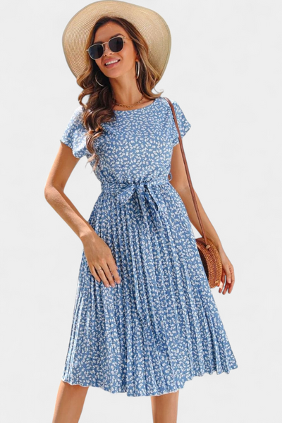 Vestido Midi Floral Galilea con Toque Campestre