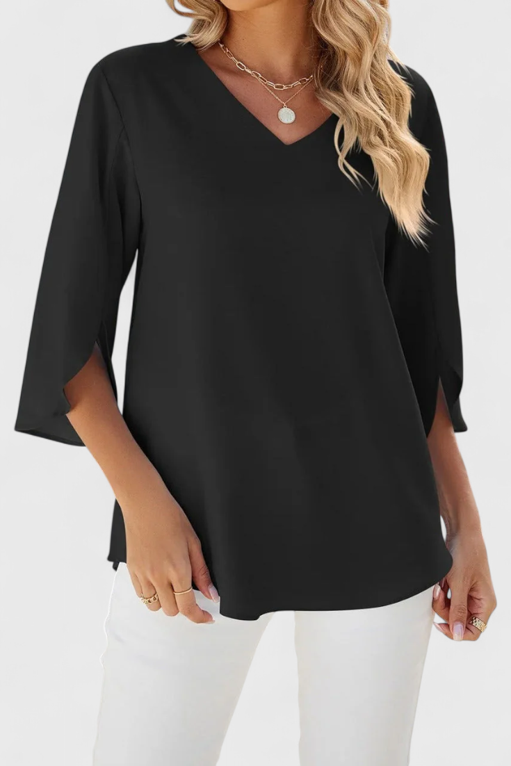 Blusa Casual Tabitha de Corte Suelto y Estilo Elegante