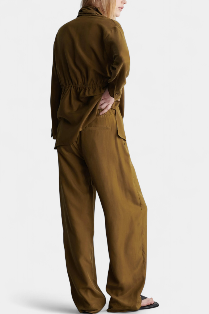 Sue Conjunto de Blazer con Solapas y Pantalones Coordinados