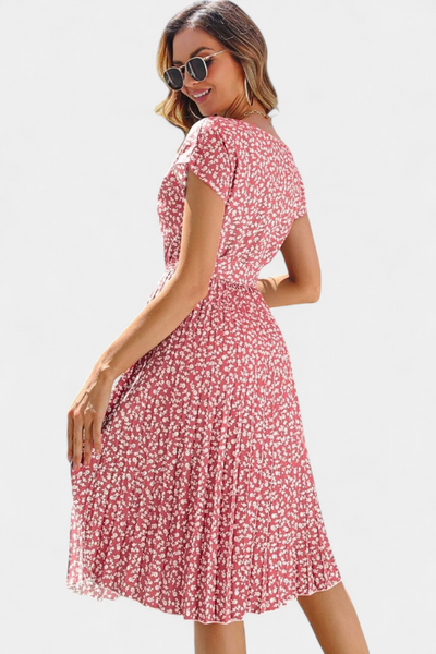 Vestido Midi Floral Galilea con Toque Campestre
