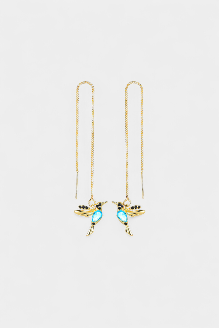 Assorted Zirconium Bird Earrings