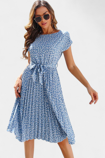 Vestido Midi Floral Galilea con Toque Campestre