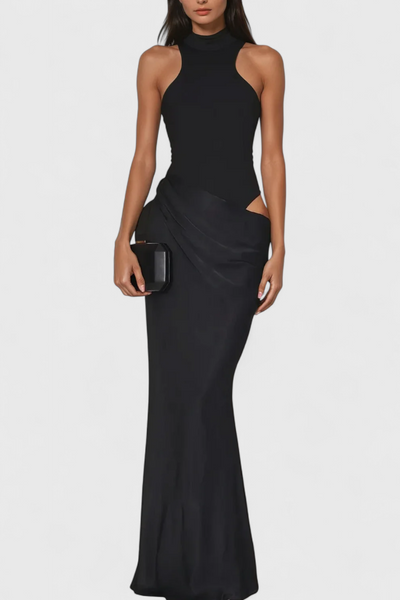 Vestido Maxi Mafalda con Estilo de Tank Top y Silueta Elegante