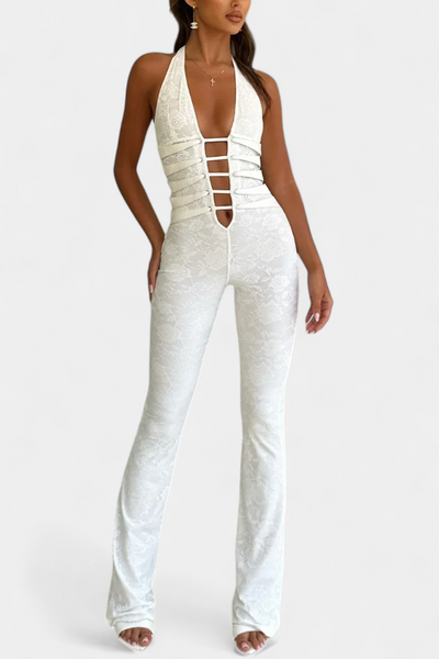 Mono Halter de Encaje Kendra con Espalda Ajustable