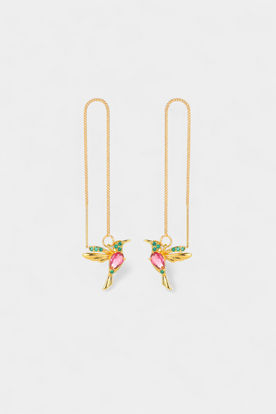 Assorted Zirconium Bird Earrings