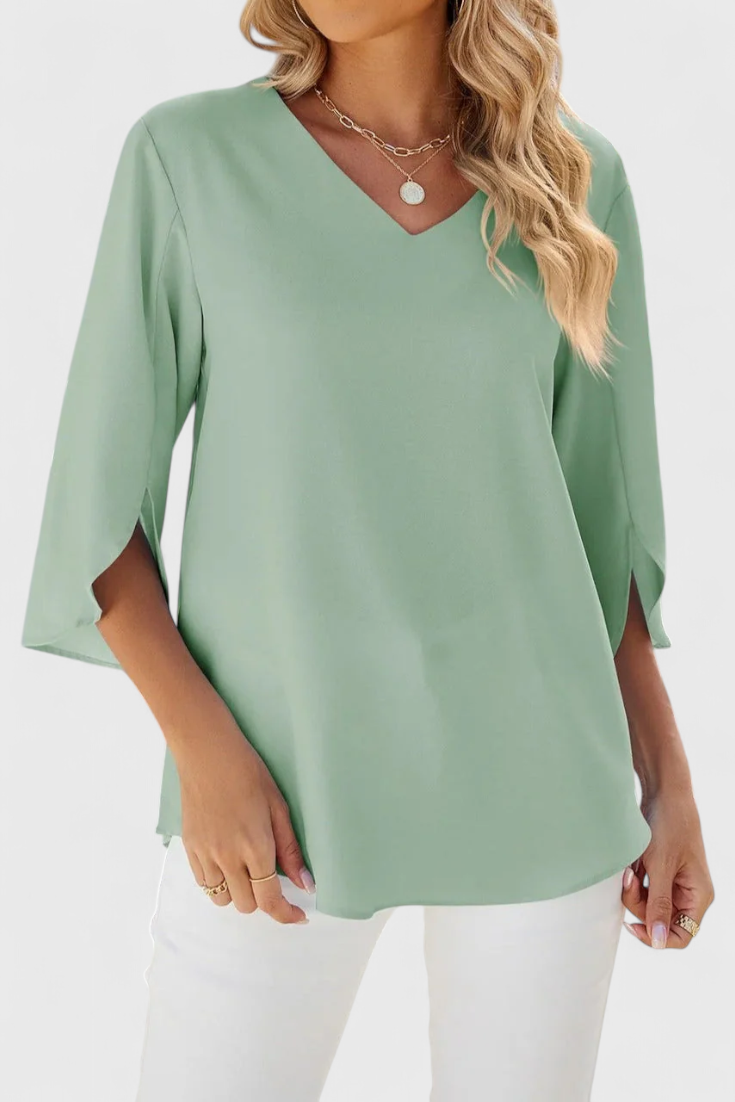 Blusa Casual Tabitha de Corte Suelto y Estilo Elegante