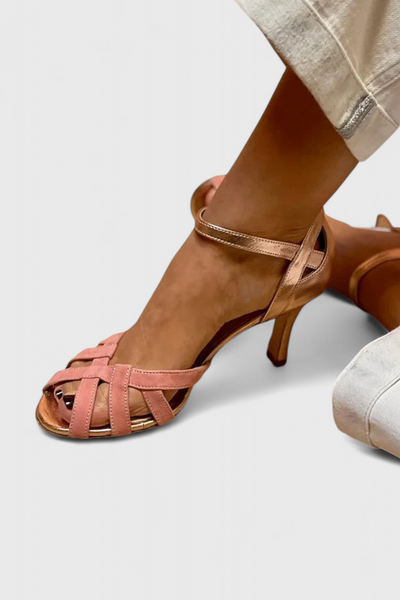 Tacones Elegantes Juul con Tira en T y Plantilla Acolchada
