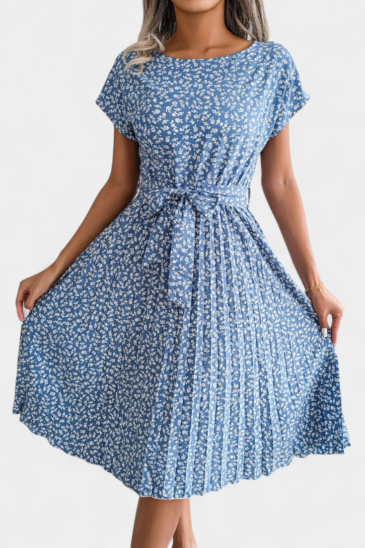 Vestido Midi Floral Galilea con Toque Campestre