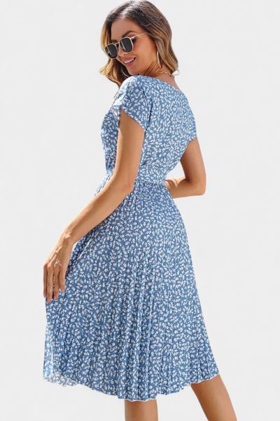 Vestido Midi Floral Galilea con Toque Campestre
