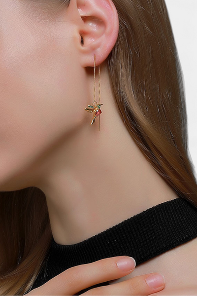 Assorted Zirconium Bird Earrings