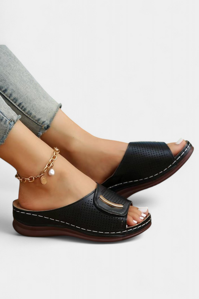 Itziar Sandalias Ortopédicas con Diseño Perforado y Plantilla Confortable
