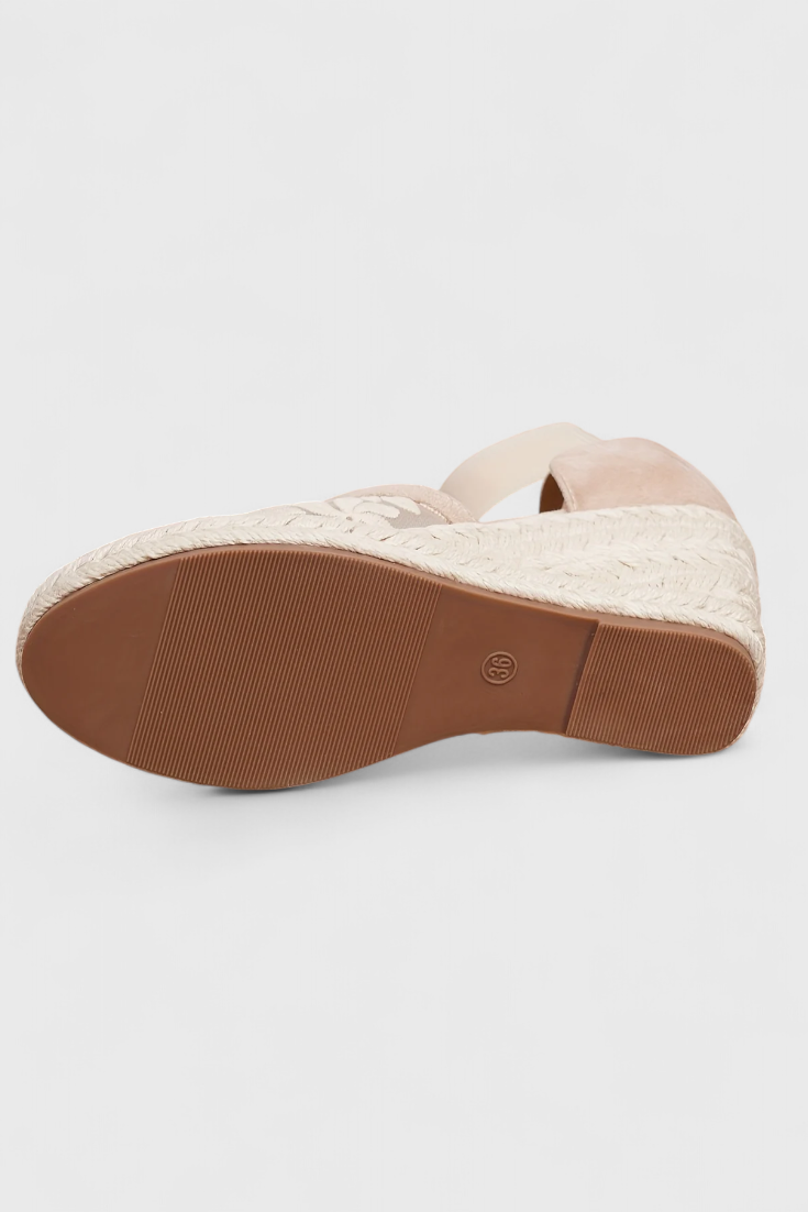 Sandalias Ortopédicas Phylis con Diseño Floral y Plataforma Elevada