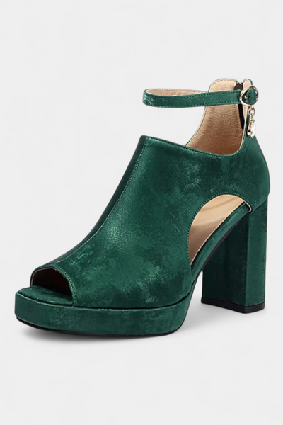 Lopez Multicolor Chunky Heels