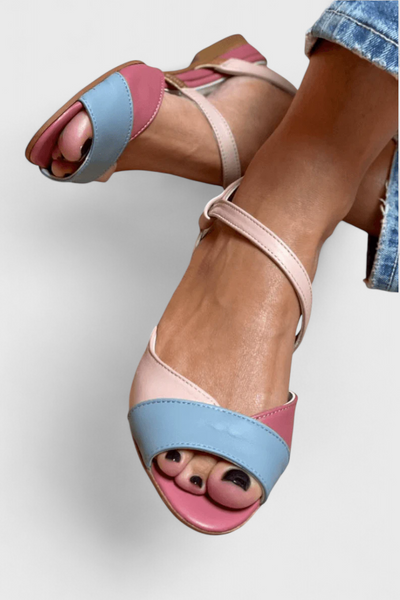 Sandalias Elegantes Juralina con Correa al Tobillo y Plantilla Confortable