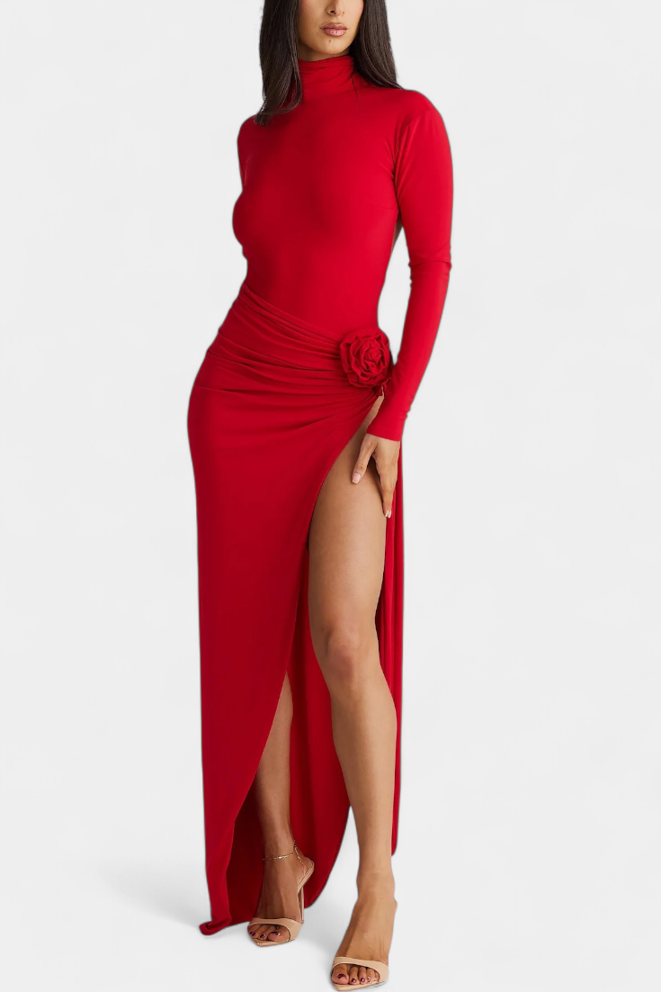 Lira Vestido Clásico de Espalda Abierta